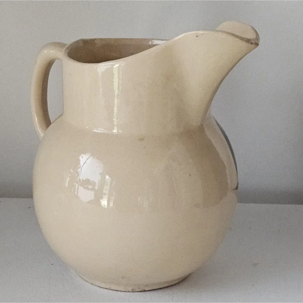 Watt Pottery Pitcher – Classic Apple Pattern USA Stoneware #16